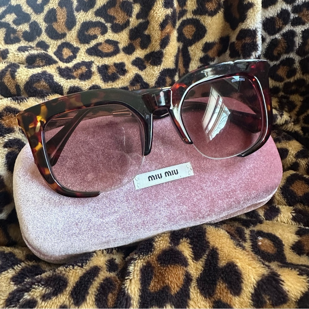 Miu Miu Tortoiseshell Sunglasses